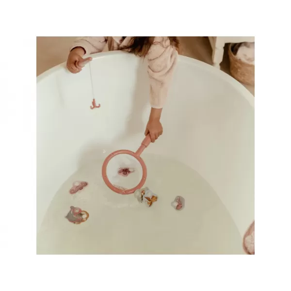 Little Dutch Rybárska súprava na kúpeľovú ružovú farbu