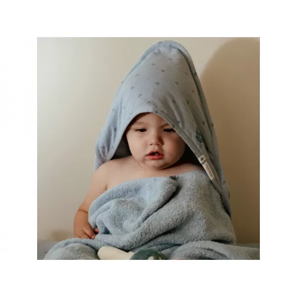 Little Dutch Osuška s kapucňou 100x100 cm Pure