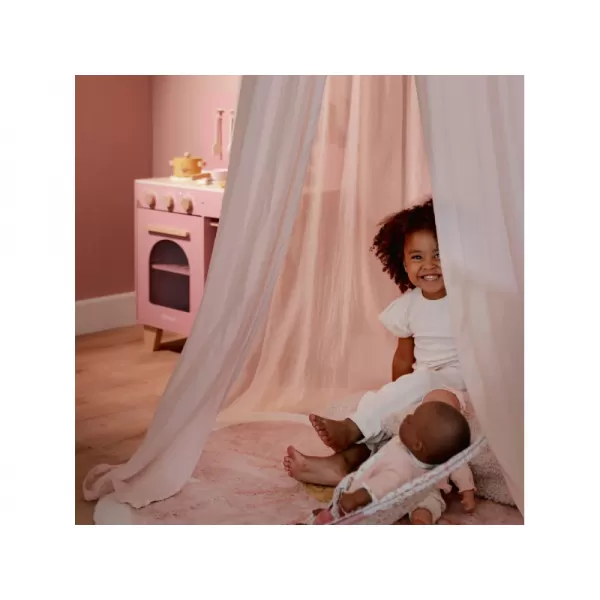 Little Dutch Heavens nad detskú postieľku mušelín Pure Soft Beige