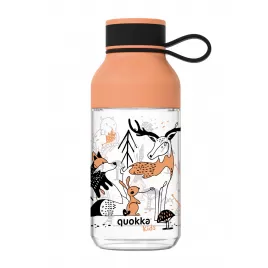 Quokka Plastová fľaša Ice Kids s pútkom 430 ml