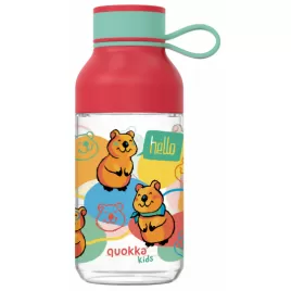 Quokka Plastová fľaša Ice Kids s pútkom 430 ml