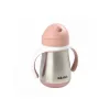 Hrnček Beba Thermo -Insulation s slamkou z nehrdzavejúcej ocele 250 ml