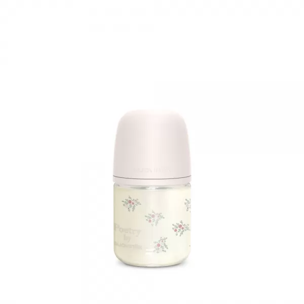 Suavinex Fľaša sklenená poézia 120 ml fyziologické SX PRO +0 SF