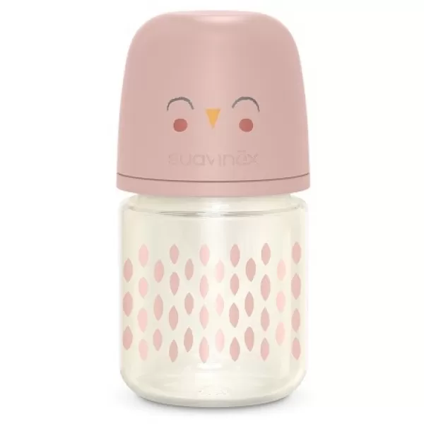 SUAVINEX Fľaša sklo BONHOMIA 120 ml fyziologická SX PRO +0 SF